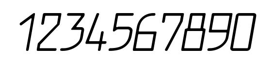 LarabiefontCd Italic Font, Number Fonts