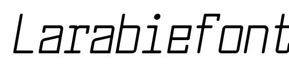 LarabiefontCd Italic Font