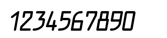 LarabiefontCondensed BoldItalic Font, Number Fonts