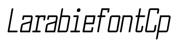 LarabiefontCp Italic font, free LarabiefontCp Italic font, preview LarabiefontCp Italic font