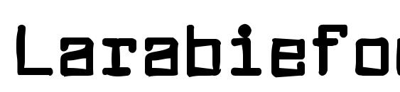 шрифт LarabiefontInk, бесплатный шрифт LarabiefontInk, предварительный просмотр шрифта LarabiefontInk