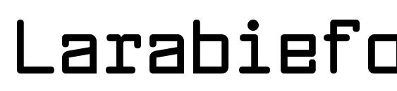 LarabiefontRg Bold font, free LarabiefontRg Bold font, preview LarabiefontRg Bold font