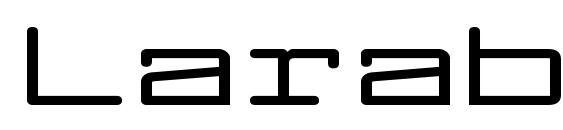 шрифт LarabiefontXt Bold, бесплатный шрифт LarabiefontXt Bold, предварительный просмотр шрифта LarabiefontXt Bold