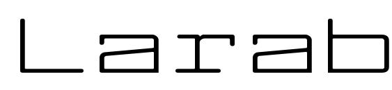 LarabiefontXt Regular font, free LarabiefontXt Regular font, preview LarabiefontXt Regular font
