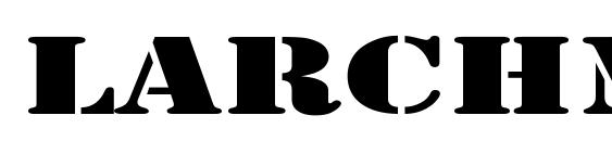 Larchmere expanded Font