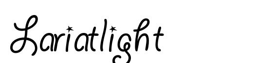 Lariatlight Font