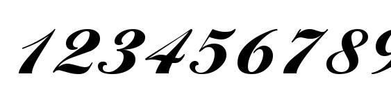 LarisimaExtrabold Regular Font, Number Fonts