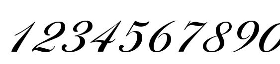 Larissa Regular Font, Number Fonts