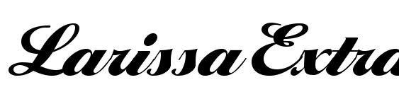 LarissaExtrabold Regular Font