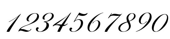 LarissaLight Regular Font, Number Fonts