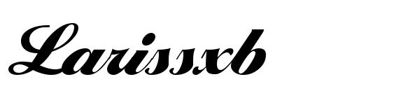 Larissxb font, free Larissxb font, preview Larissxb font
