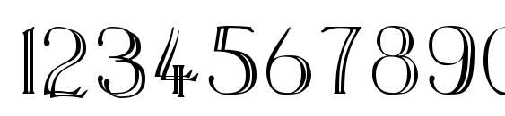 Larkin Capitals Font, Number Fonts