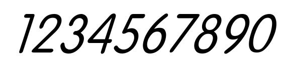 Larouche italic Font, Number Fonts