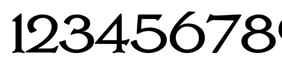 LarryCapsDB Normal Font, Number Fonts