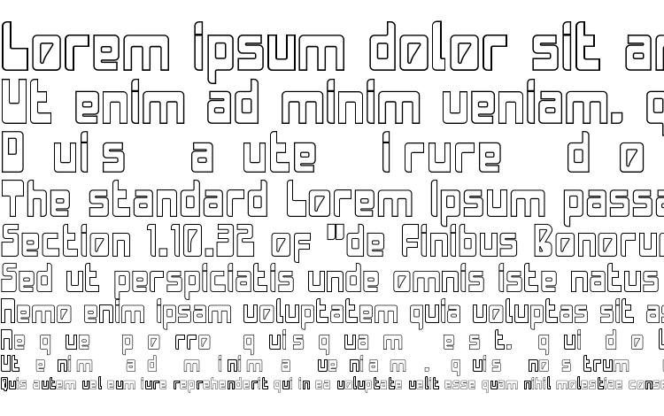 specimens LaserDisco Outline font, sample LaserDisco Outline font, an example of writing LaserDisco Outline font, review LaserDisco Outline font, preview LaserDisco Outline font, LaserDisco Outline font