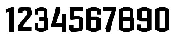 Laserjerks Regular Font, Number Fonts