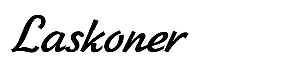 шрифт Laskoner, бесплатный шрифт Laskoner, предварительный просмотр шрифта Laskoner