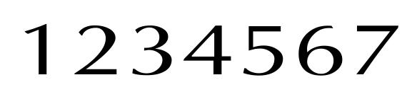 Last uniform Font, Number Fonts