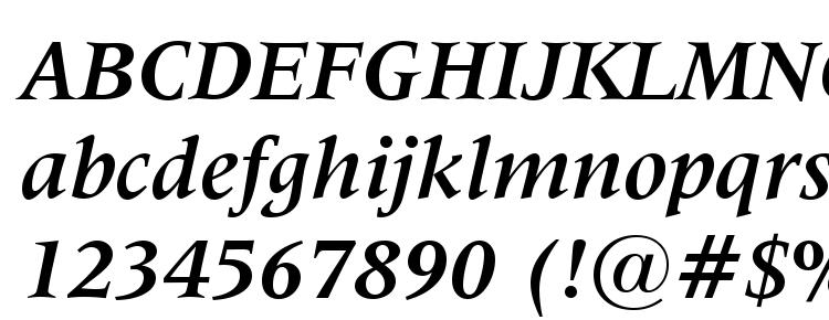 глифы шрифта Lat725bi, символы шрифта Lat725bi, символьная карта шрифта Lat725bi, предварительный просмотр шрифта Lat725bi, алфавит шрифта Lat725bi, шрифт Lat725bi