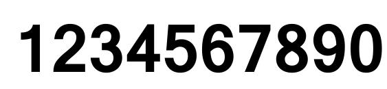 Latha Bold Font, Number Fonts