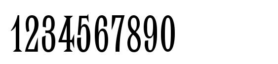 Latin MT Condensed Font, Number Fonts