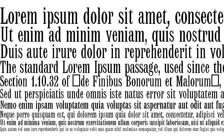 specimens Latin MT Condensed font, sample Latin MT Condensed font, an example of writing Latin MT Condensed font, review Latin MT Condensed font, preview Latin MT Condensed font, Latin MT Condensed font