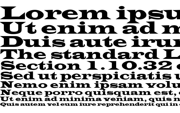 specimens Latin Wide font, sample Latin Wide font, an example of writing Latin Wide font, review Latin Wide font, preview Latin Wide font, Latin Wide font