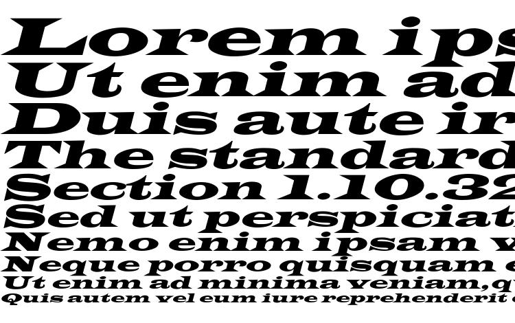 specimens Latin WideExtObl Normal font, sample Latin WideExtObl Normal font, an example of writing Latin WideExtObl Normal font, review Latin WideExtObl Normal font, preview Latin WideExtObl Normal font, Latin WideExtObl Normal font