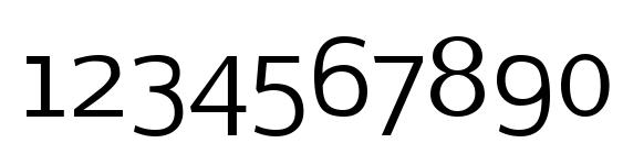 Latinaires Caps Font, Number Fonts