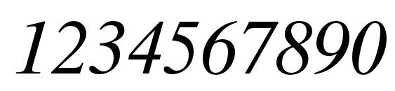 Latinskijc italic Font, Number Fonts