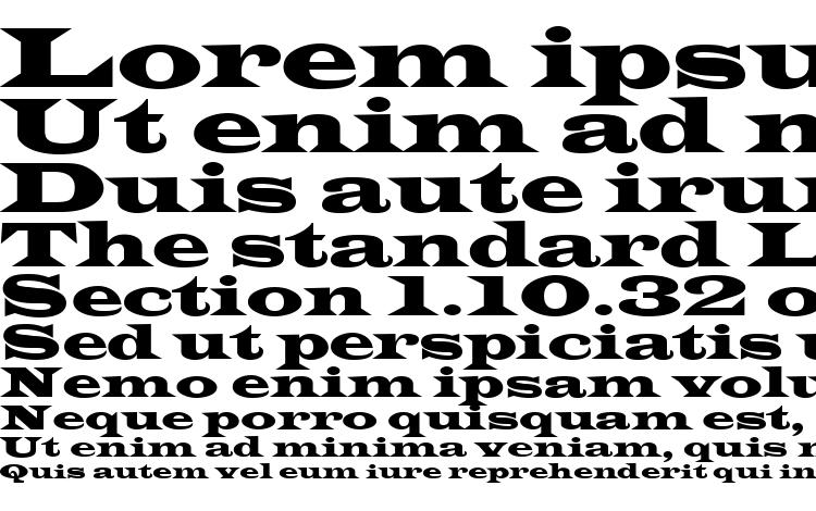 specimens Latinwid font, sample Latinwid font, an example of writing Latinwid font, review Latinwid font, preview Latinwid font, Latinwid font