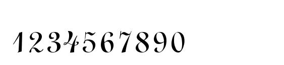 LATRICIA Regular Font, Number Fonts