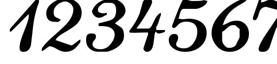Laurenscript regular Font, Number Fonts