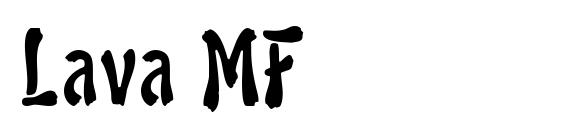 Lava MF font, free Lava MF font, preview Lava MF font