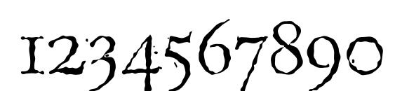 Lazurantiqdisplayc Font, Number Fonts