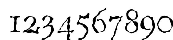 Lazurantiqtextc Font, Number Fonts