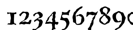 LazurskiAntiqueTextC Bold Font, Number Fonts