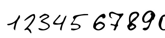 Lazyc Font, Number Fonts