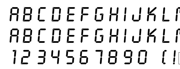glyphs LCD ITC Normal font, сharacters LCD ITC Normal font, symbols LCD ITC Normal font, character map LCD ITC Normal font, preview LCD ITC Normal font, abc LCD ITC Normal font, LCD ITC Normal font