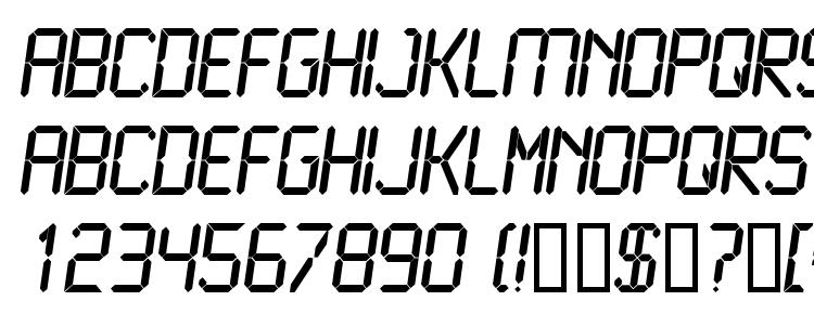 глифы шрифта Lcd normal, символы шрифта Lcd normal, символьная карта шрифта Lcd normal, предварительный просмотр шрифта Lcd normal, алфавит шрифта Lcd normal, шрифт Lcd normal