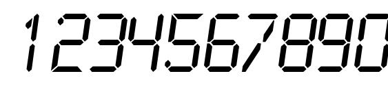 Lcd2 normal Font, Number Fonts