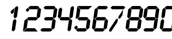 Шрифт Lcdmono bold, Шрифты для цифр и чисел
