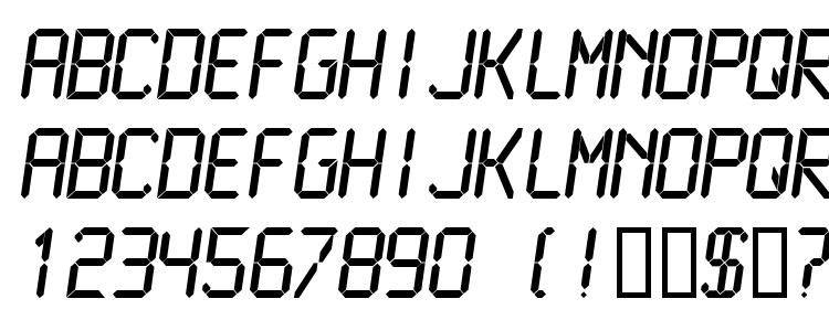 глифы шрифта Lcdmono normal, символы шрифта Lcdmono normal, символьная карта шрифта Lcdmono normal, предварительный просмотр шрифта Lcdmono normal, алфавит шрифта Lcdmono normal, шрифт Lcdmono normal