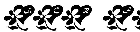 LCR Flowers From My Heart Font