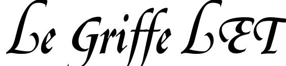 шрифт Le Griffe LET Plain.1.0, бесплатный шрифт Le Griffe LET Plain.1.0, предварительный просмотр шрифта Le Griffe LET Plain.1.0