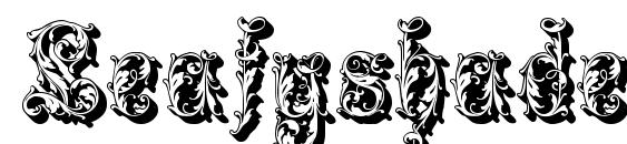шрифт Leafyshade, бесплатный шрифт Leafyshade, предварительный просмотр шрифта Leafyshade