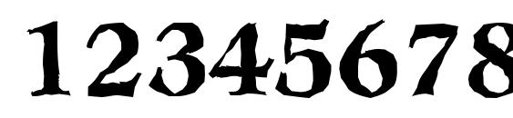 LeamingtonAntique Bold Font, Number Fonts