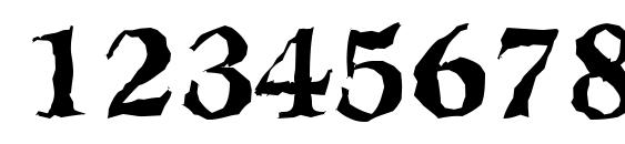 LeamingtonRandom Bold Font, Number Fonts