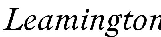 LeamingtonSerial Light Italic Font