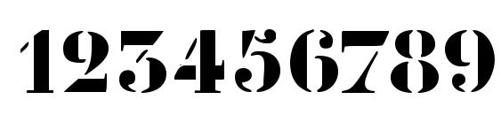 Learchitect Font, Number Fonts